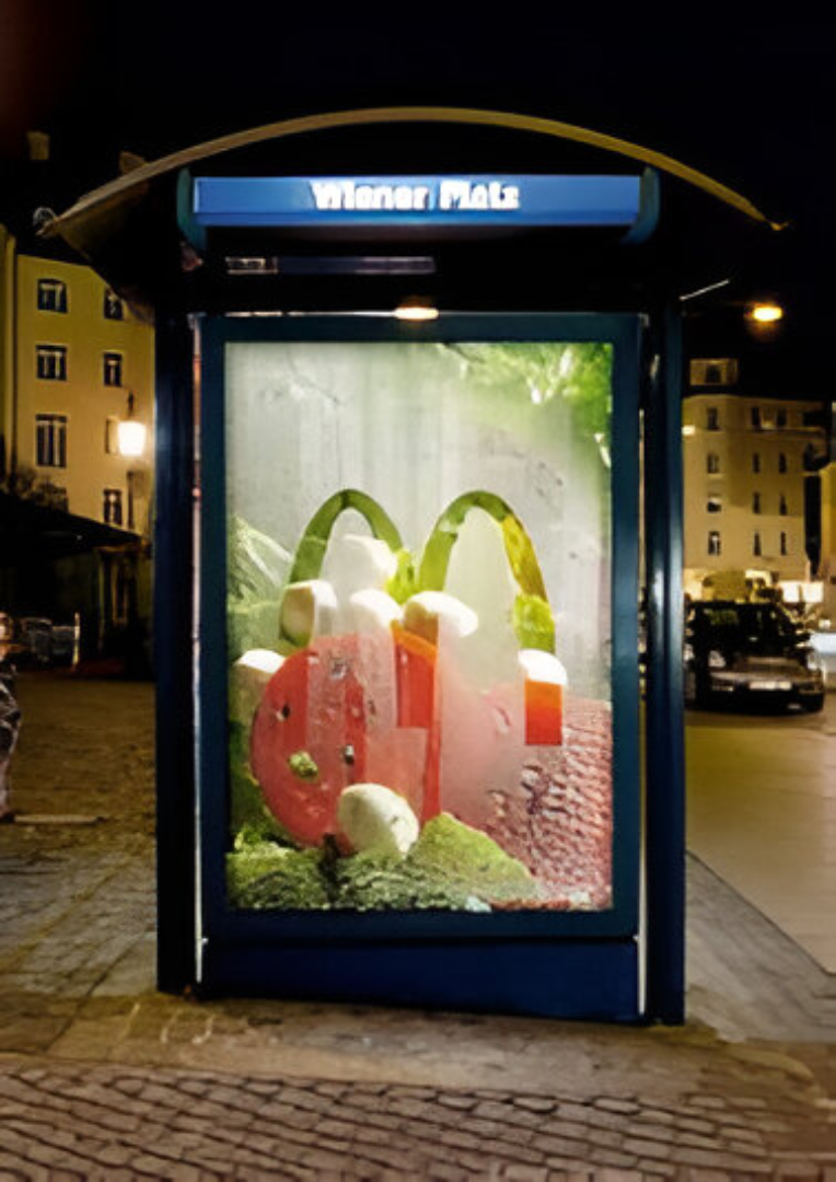 Real Estate Marketing Using Bus Shelters to Promote New Project